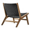 Saoirse Woven Rope Wood Accent Lounge Chair