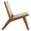 Saoirse Woven Rope Wood Accent Lounge Chair