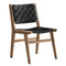 Saoirse Faux Leather Wood Dining Side Chair - Set of 2