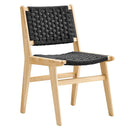 Saoirse Woven Rope Wood Dining Side Chair - Set of 2