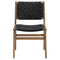 Saoirse Woven Rope Wood Dining Side Chair - Set of 2