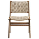 Saoirse Woven Rope Wood Dining Side Chair - Set of 2