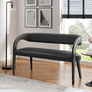 Pinnacle Vegan Leather Accent Bench