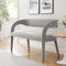 Pinnacle Boucle Fabric Accent Bench