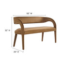 Pinnacle Performance Velvet Accent Bench