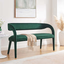 Pinnacle Performance Velvet Accent Bench