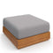 Tahoe Outdoor Patio Acacia Wood Ottoman