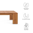 Tahoe Outdoor Patio Acacia Wood Coffee Table