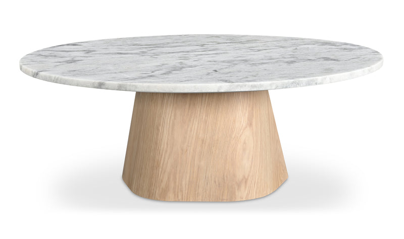 Evelyn Coffee Table Ashen Grey Matrix Marble