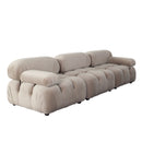 Mario Bellini Inspired Velvet Tufted Sofa