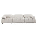 Mario Bellini Inspired Velvet Tufted Sofa