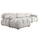 Mario Bellini Inspired Velvet Tufted Sectional