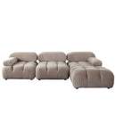 Mario Bellini Inspired Velvet Tufted Sectional