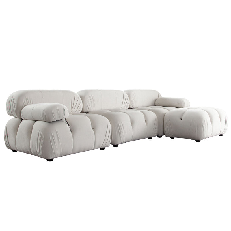 Mario Bellini Inspired Velvet Tufted Sectional