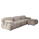 Mario Bellini Inspired Velvet Tufted Sectional