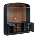 Marlow Natural Wood Entertainment Center