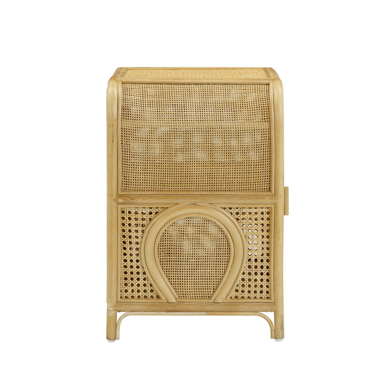 Tina Natural Rattan Nightstand