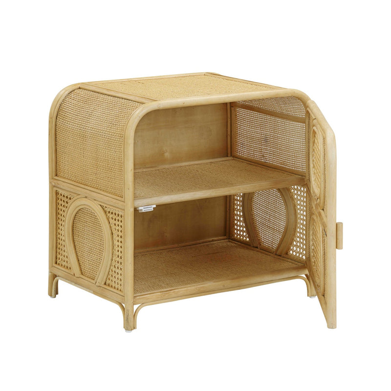 Tina Natural Rattan Nightstand