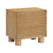 Miles Natural Rubberwood Nightstand