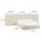 Palani Velvet Queen Bed with Wings