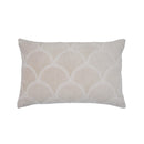 Destiny White Woven Cushion