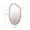 Mika Gold Wall Mirror