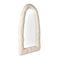 Kaia Cream Textured Small Floor Mirror