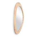 Klaryss Natural Wood Triangular Mirror