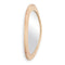 Klaryss Natural Wood Triangular Mirror