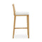 Gerri Performance Tweed and Rattan Counter Stool