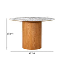 Tamara Ceramic Round Dinette Table