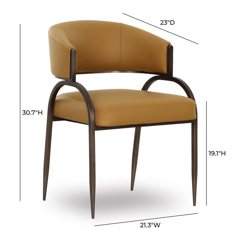 Tatum Performance Vegan Leather Dining Chair