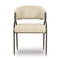 Tatum Cream Textured Performance Boucle Dining Chair