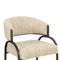 Tatum Cream Textured Performance Boucle Dining Chair