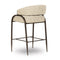 Tatum Cream Textured Performance Boucle Counter Stool