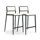 Gale Performance Vegan Leather Stackable Stool - Set of 2