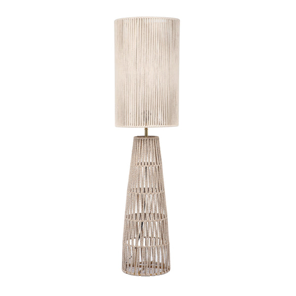 Beam Cream Natural Jute Floor Lamp