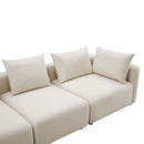 Hangover Cream Linen Sofa