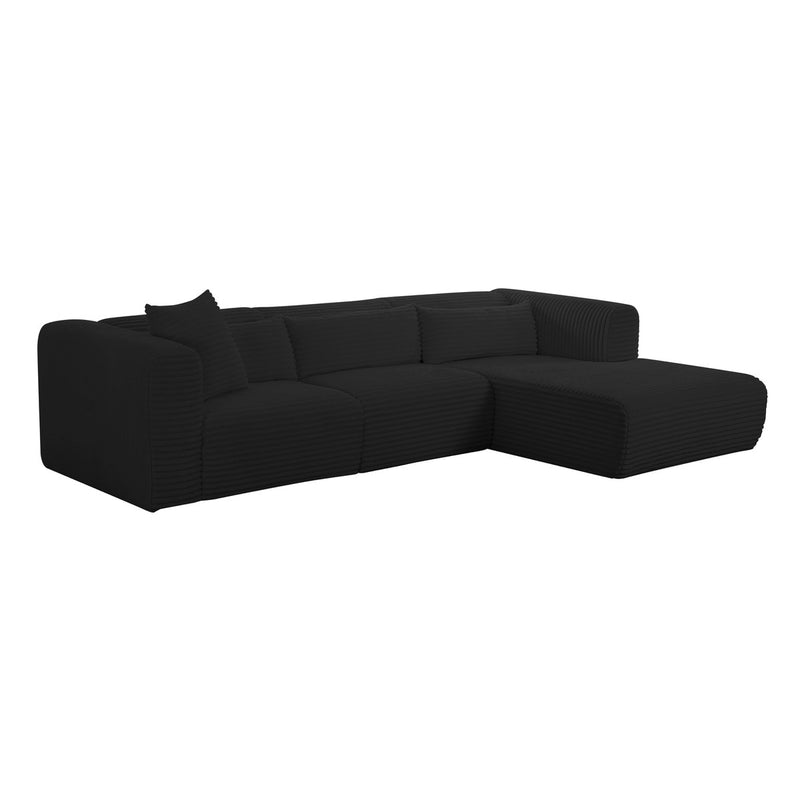 Tarra Fluffy Oversized Corduroy Modular RAF Sectional