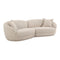 Marion Two-Tone Textured Boucle 4 Person Sectional