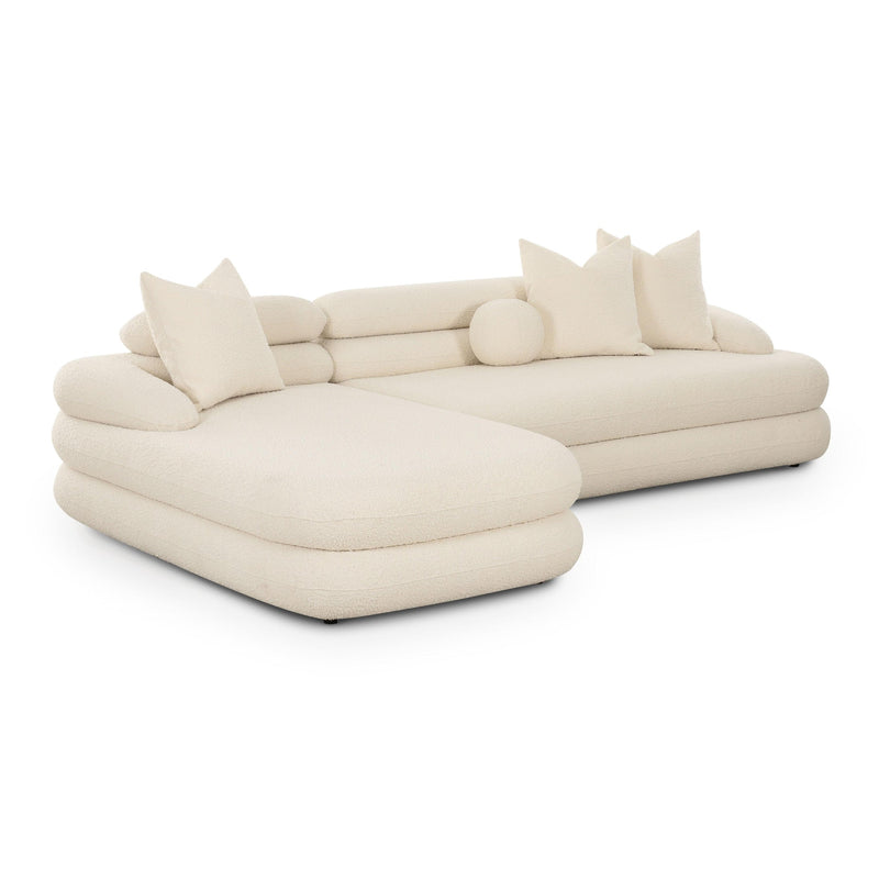 Lulu Cream Boucle Modular Sectional