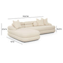 Lulu Cream Boucle Modular Sectional