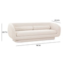 Simone Cream Boucle Sofa