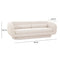 Simone Cream Boucle Sofa