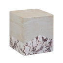 Brut Travertine & Breccia Concrete Indoor / Outdoor Side Table