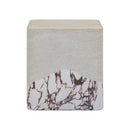 Brut Travertine & Breccia Concrete Indoor / Outdoor Side Table