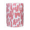 Taurus Ceramic Stool in Pink Strokes Print