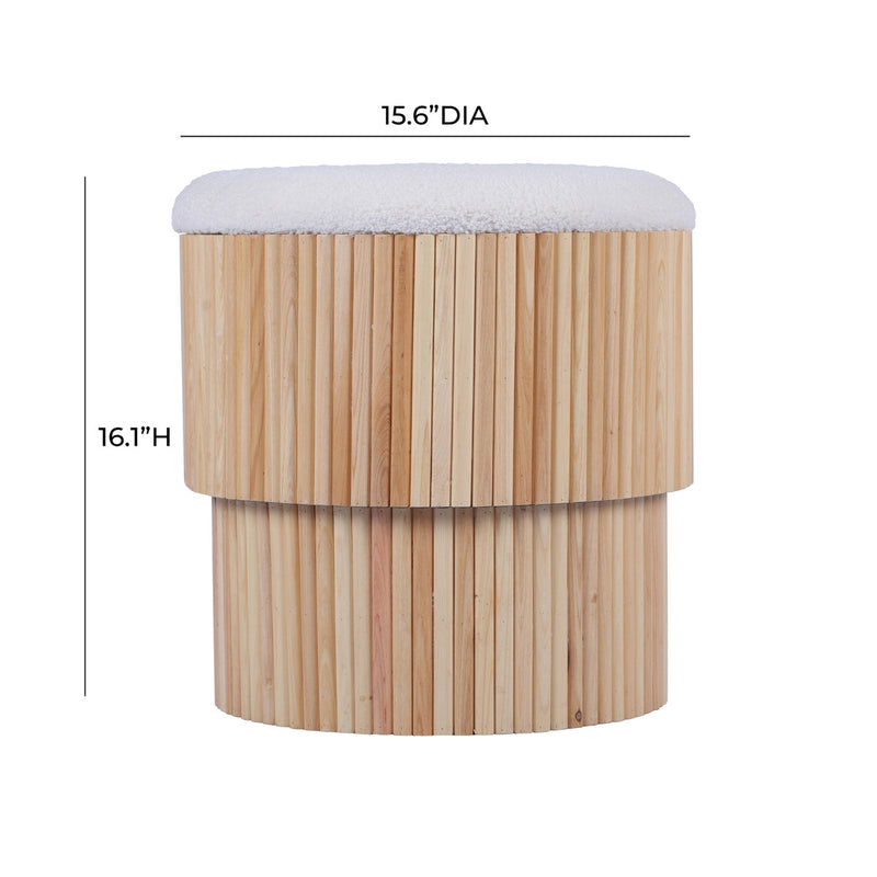 Sagano Tiered Storage Ottoman