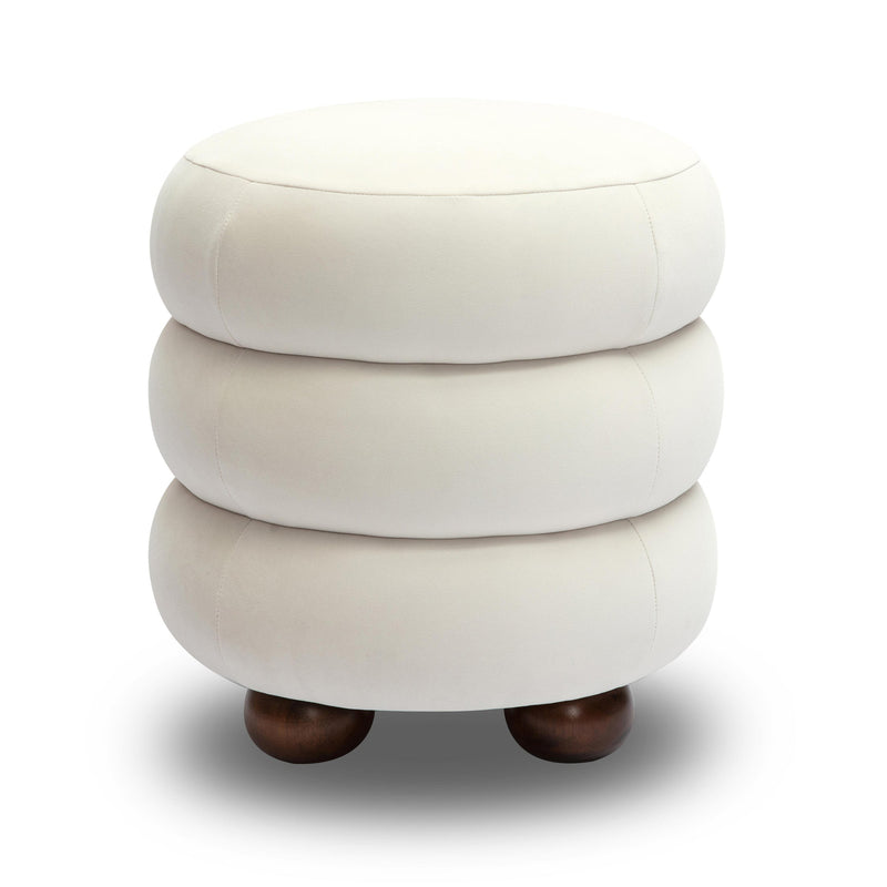 Stefanie Velvet Ottoman