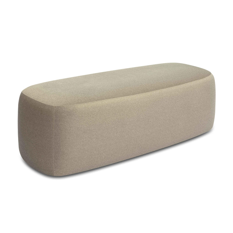 Graceland Faux Mohair Bench